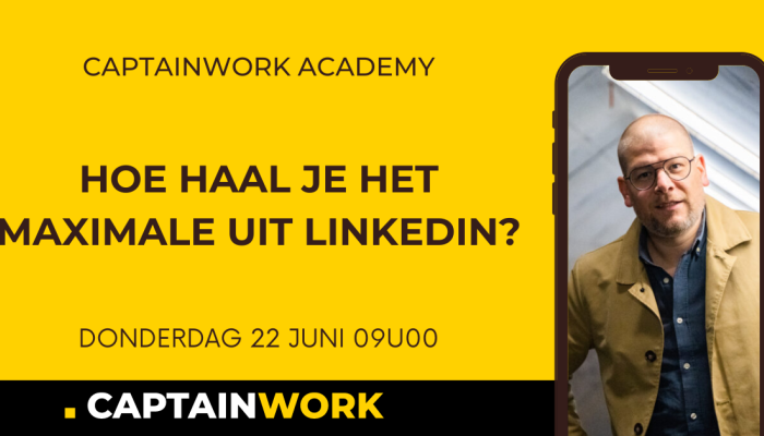 CaptainWork - event - Haal het maximale uit Linkedin